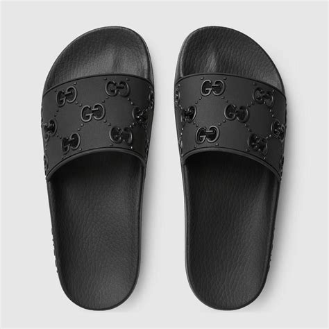 gucci slides cross|all black Gucci slides women's.